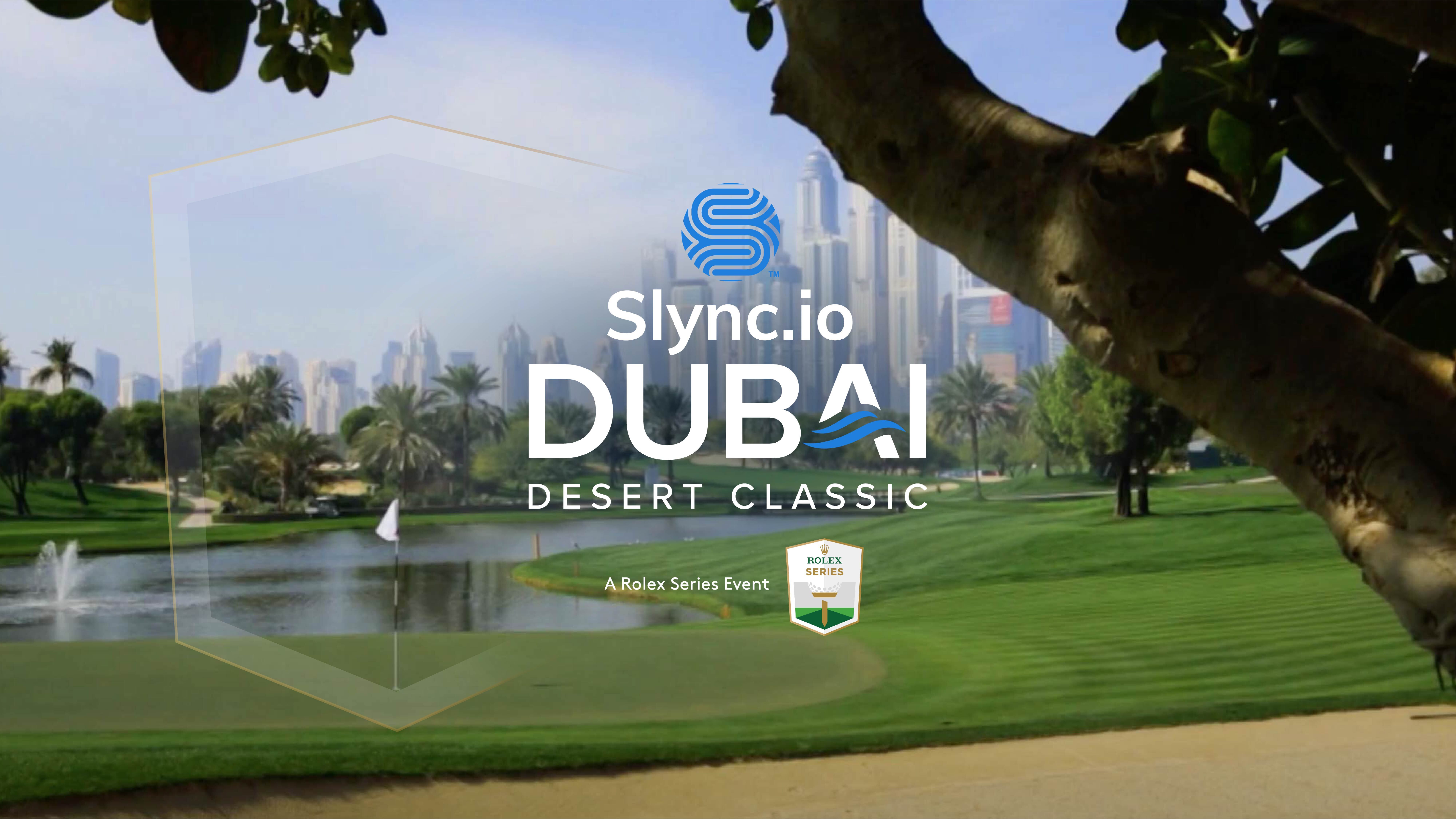 Slync.io becomes new title sponsor of the Dubai Desert Classic
